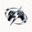 Uwin电竞官方Logo - 蓝色火焰与电竞之星